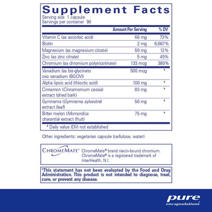 Pure Encapsulations GlucoFunction 90 Capsules