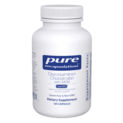 Pure Encapsulations Glucosamine Chondroitin with MSM 120 Capsules