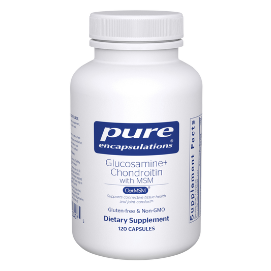 Pure Encapsulations Glucosamine Chondroitin with MSM 120 Capsules
