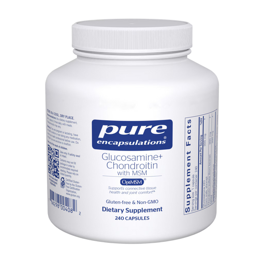 Pure Encapsulations Glucosamine Chondroitin with MSM 240 Capsules
