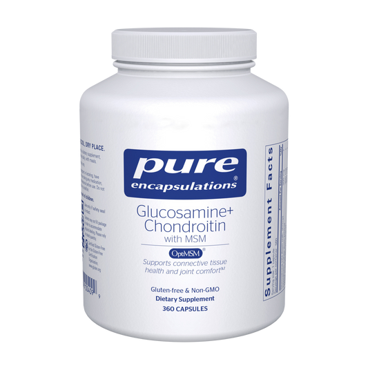Pure Encapsulations Glucosamine Chondroitin with MSM 360 Capsules