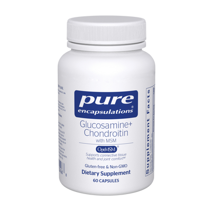 Pure Encapsulations Glucosamine Chondroitin with MSM 60 Capsules