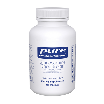 Pure Encapsulations Glucosamine Chondroitin with Manganese 120 Capsules