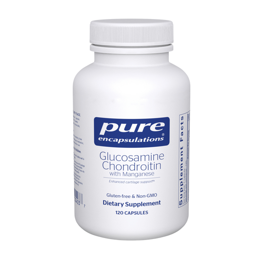 Pure Encapsulations Glucosamine Chondroitin with Manganese 120 Capsules
