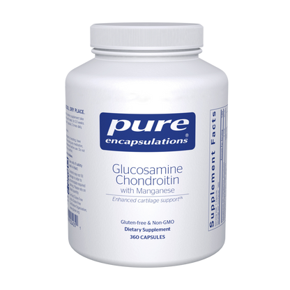 Pure Encapsulations Glucosamine Chondroitin with Manganese 360 Capsules