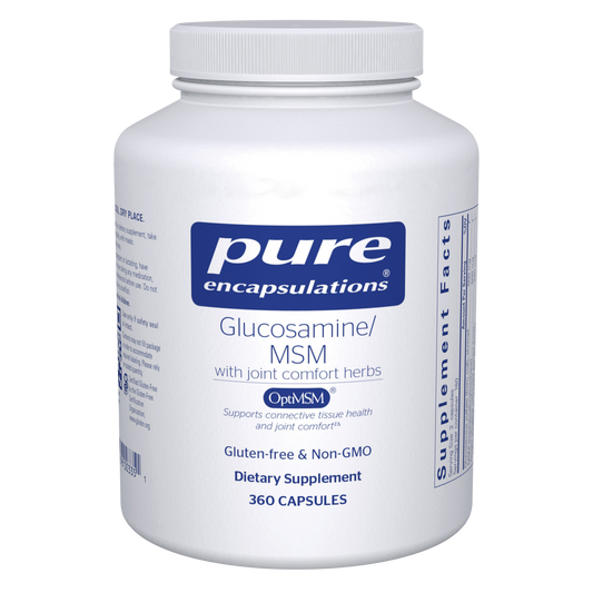 Pure Encapsulations Glucosamine/MSM with joint comfort herbs 360 Capsules