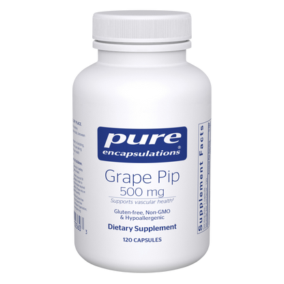 Pure Encapsulations Grape Pip 500mg 120 Capsules