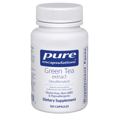 Pure Encapsulations Green Tea Extract (decaffeinated) 120 Capsules