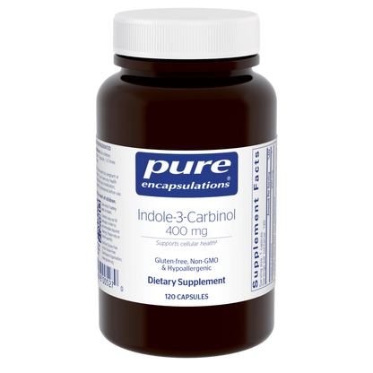 Pure Encapsulations Indole-3-Carbinol 400mg 120 Capsules