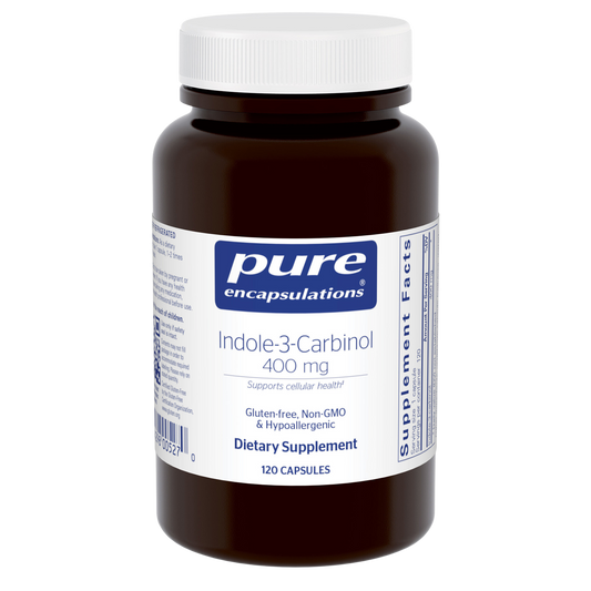 Pure Encapsulations Indole-3-Carbinol 400mg 120 Capsules