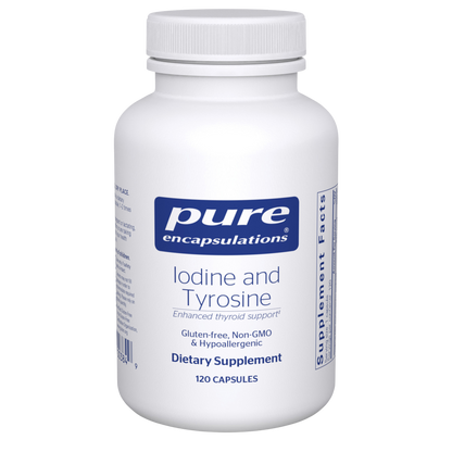 Pure Encapsulations Iodine and Tyrosine 120 Capsules