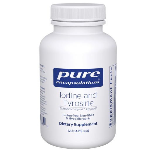 Pure Encapsulations Iodine and Tyrosine 120 Capsules