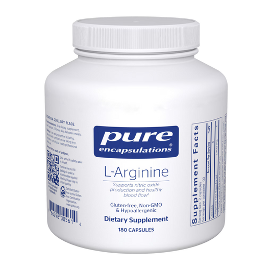 Pure Encapsulations L-Arginine 180 Capsules