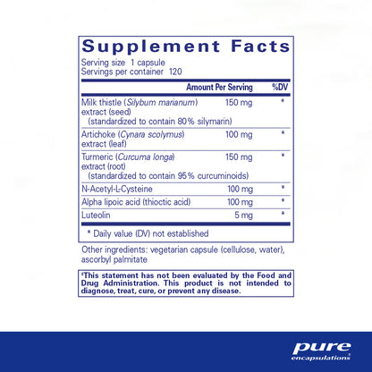 Pure Encapsulations LVR Formula 120 Capsules