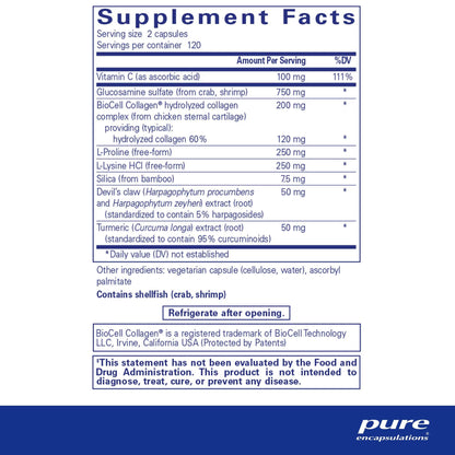 Pure Encapsulations Ligament Restore 240 Capsules