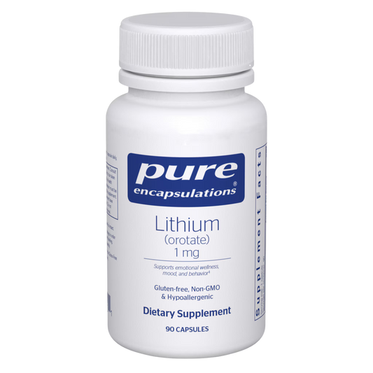 Pure Encapsulations Lithium (orotate) 1mg 90 Capsules