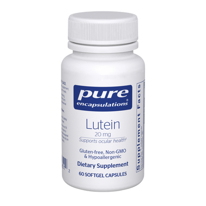Pure Encapsulations Lutein 20mg 60 Capsules