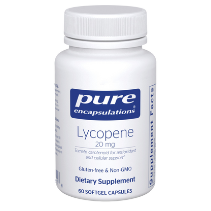 Pure Encapsulations Lycopene 20mg 60 Capsules