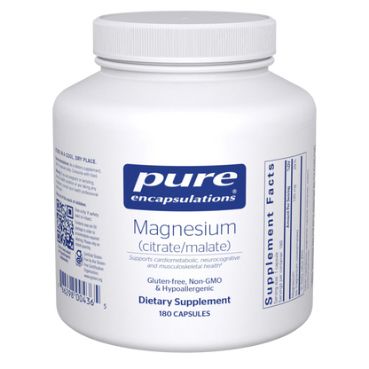 Pure Encapsulations Magnesium (citrate/malate) 180 Capsules