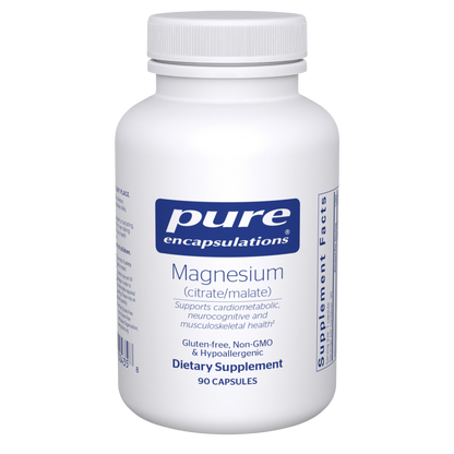 Pure Encapsulations Magnesium (citrate/malate) 90 Capsules