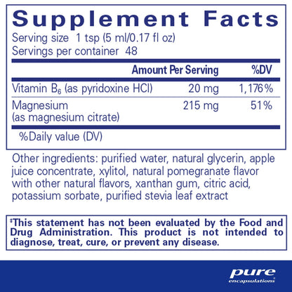 Pure Encapsulations Magnesium liquid 240mL