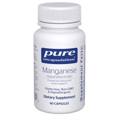 Pure Encapsulations Manganese (aspartate/citrate) 60 Capsules