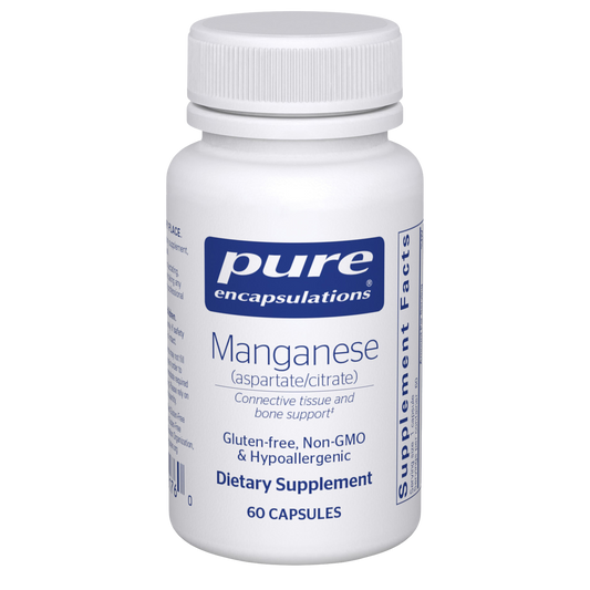 Pure Encapsulations Manganese (aspartate/citrate) 60 Capsules