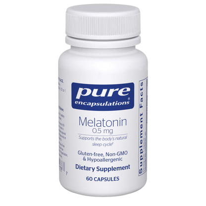 Pure Encapsulations Melatonin 0.5mg 60 Capsules