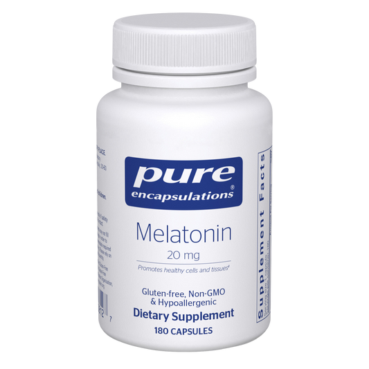 Pure Encapsulations Melatonin 20mg 180 Capsules