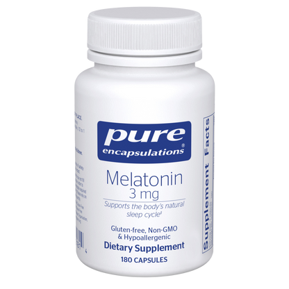 Pure Encapsulations Melatonin 3mg 180 Capsules