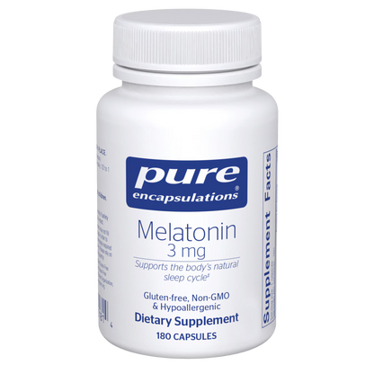 Pure Encapsulations Melatonin 3mg 30 Capsules