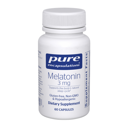 Pure Encapsulations Melatonin 3mg 60 Capsules