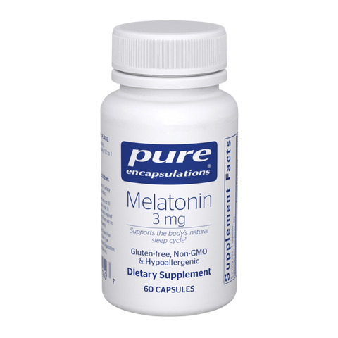 Pure Encapsulations Melatonin 3mg 60 Capsules