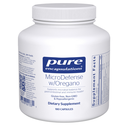 Pure Encapsulations MicroDefense w/ Oregano 180 Capsules
