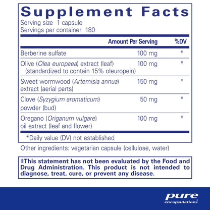 Pure Encapsulations MicroDefense w/ Oregano 180 Capsules