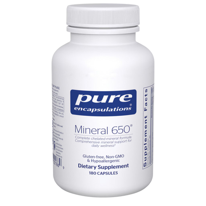 Pure Encapsulations Mineral 650 180 Capsules