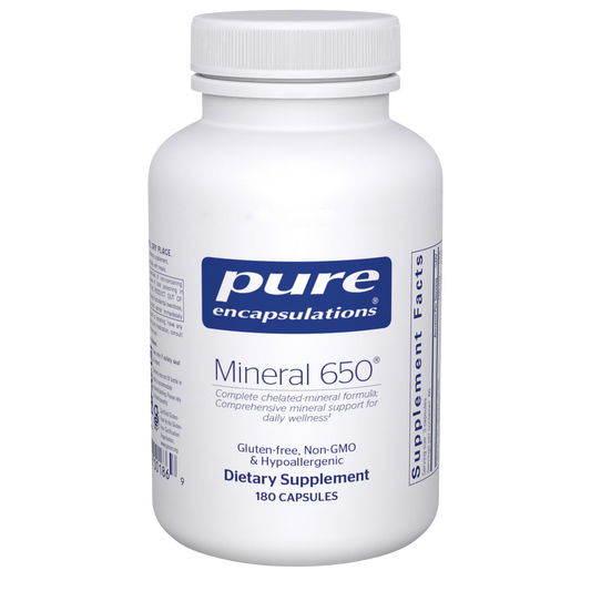 Pure Encapsulations Mineral 650 180 Capsules
