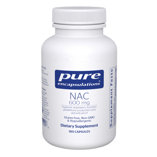 Pure Encapsulations NAC 600mg 180 Capsules