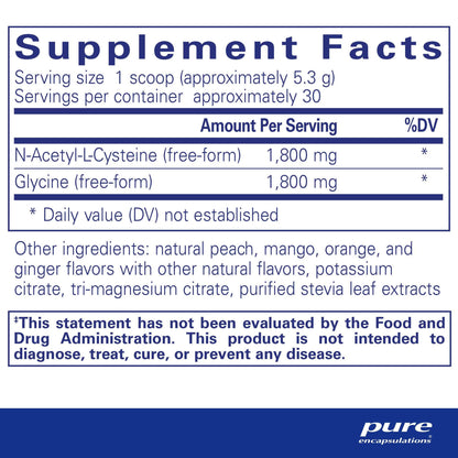 Pure Encapsulations NAC + Glycine Powder 159g