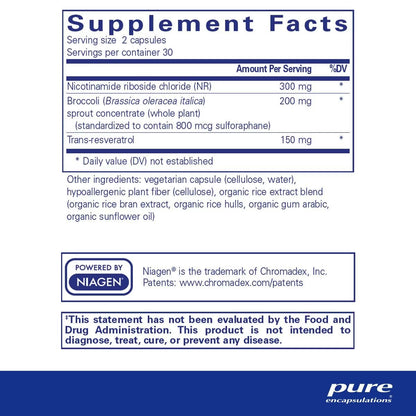 Pure Encapsulations NR Longevity 60 Capsules