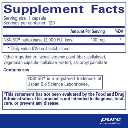 Pure Encapsulations NSK-SD 100mg 120 Capsules