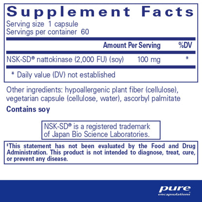 Pure Encapsulations NSK-SD 100mg 60 Capsules