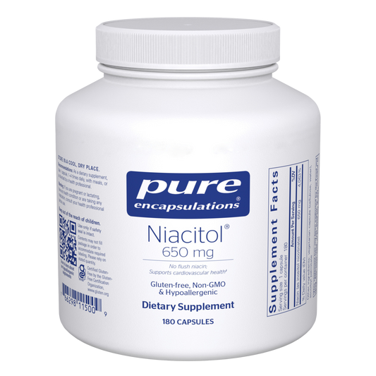 Pure Encapsulations Niacitol 650mg  180 Capsules