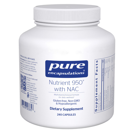 Pure Encapsulations Nutrient 950 with NAC 240 Capsules