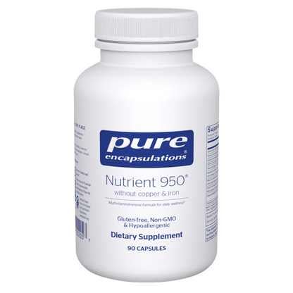 Pure Encapsulations Nutrient 950 without Copper & Iron 90 Capsules