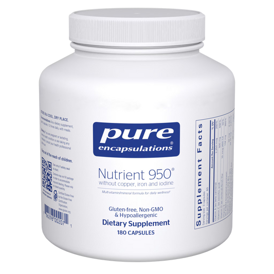 Pure Encapsulations Nutrient 950 without Copper, Iron & Iodine 180 Capsules