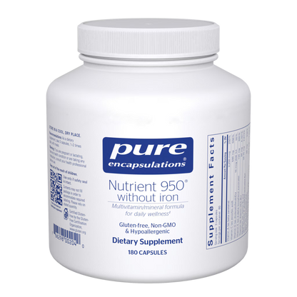 Pure Encapsulations Nutrient 950 without Iron 180 Capsules