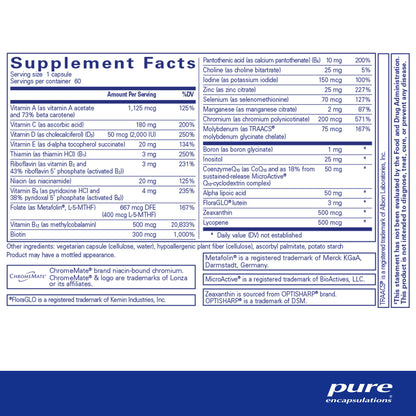 Pure Encapsulations O.N.E. Multivitamin 60 Capsules