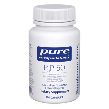 Pure Encapsulations P5P 50 (activated vitamin B6) 180 Capsules