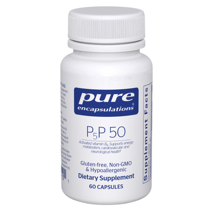 Pure Encapsulations P5P 50 (activated vitamin B6) 60 Capsules